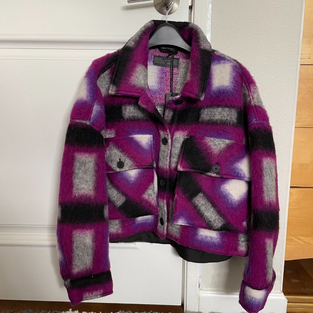 Blank NYC plaid cropped jacket (NWT) - Picture 3 of 9